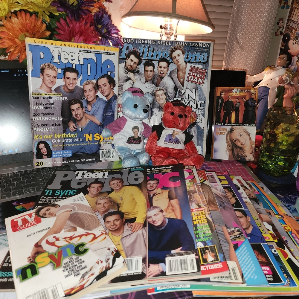 NSync Magazine/Beanie Baby Collection